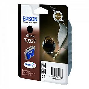 Epson T0321 inktcartridge zwart (origineel) Epson T0321 inktcartridge zwart (origineel)