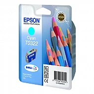 Epson T0322 inktcartridge cyaan (origineel) Epson T0322 inktcartridge cyaan (origineel)