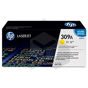 HP 309A (Q2672A) toner geel (origineel) HP 309A (Q2672A) toner geel (origineel)