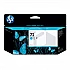 HP 72 (C9371A) inktcartridge cyaan hoge capaciteit (origineel)