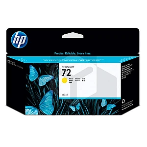 HP 72 (C9373A) inktcartridge geel hoge capaciteit (origineel)