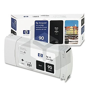 HP 90 (C5059A) inktcartridge zwart hoge capaciteit (origineel)