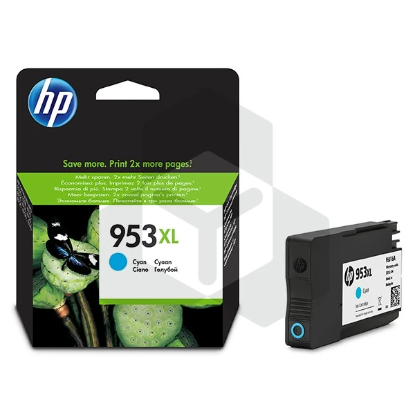 HP 953XL (F6U16AE) inktcartridge cyaan hoge capaciteit (origineel)
