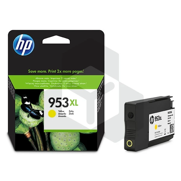 HP 953XL (F6U18AE) inktcartridge geel hoge capaciteit (origineel)