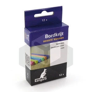 Kangaro bordkrijt gekleurd 12 stuks Kangaro bordkrijt gekleurd 12 stuks