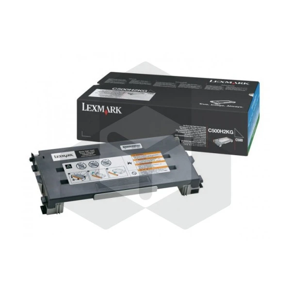 Lexmark 0C500H2KG toner zwart hoge capaciteit (origineel) Lexmark 0C500H2KG toner zwart hoge capaciteit (origineel)