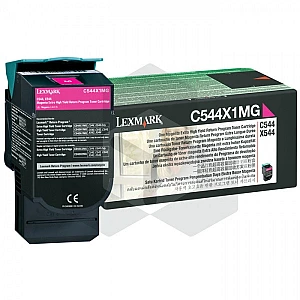 Lexmark 0C544X1MG toner magenta extra hoge capaciteit (origineel)