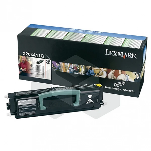 Lexmark 0X203A11G toner zwart (origineel) Lexmark 0X203A11G toner zwart (origineel)