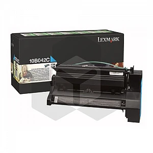 Lexmark 10B042C toner cyaan hoge capaciteit (origineel) Lexmark 10B042C toner cyaan hoge capaciteit (origineel)