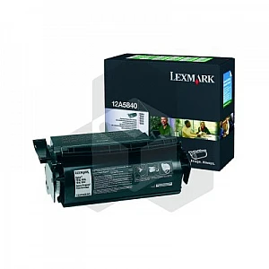 Lexmark 12A5840 toner zwart (origineel) Lexmark 12A5840 toner zwart (origineel)