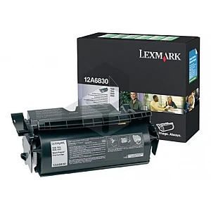 Lexmark 12A6830 toner zwart (origineel) Lexmark 12A6830 toner zwart (origineel)