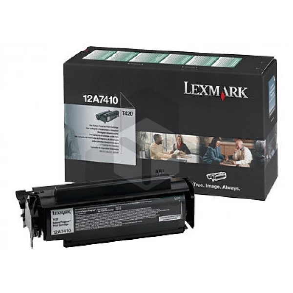 Lexmark 12A7410 toner zwart (origineel) Lexmark 12A7410 toner zwart (origineel)