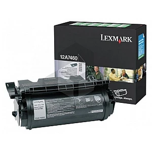 Lexmark 12A7460 toner zwart (origineel) Lexmark 12A7460 toner zwart (origineel)