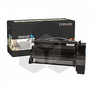 Lexmark 15G042C toner cyaan hoge capaciteit (origineel) Lexmark 15G042C toner cyaan hoge capaciteit (origineel)