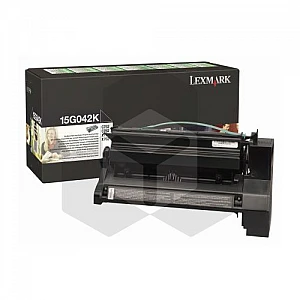 Lexmark 15G042K toner zwart hoge capaciteit (origineel) Lexmark 15G042K toner zwart hoge capaciteit (origineel)