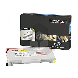 Lexmark 20K1402 toner geel hoge capaciteit (origineel)
