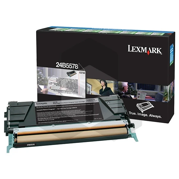 Lexmark 24B5578 toner zwart hoge capaciteit (origineel) Lexmark 24B5578 toner zwart hoge capaciteit (origineel)