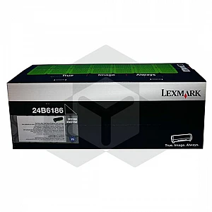 Lexmark 24B6186 toner zwart (origineel)