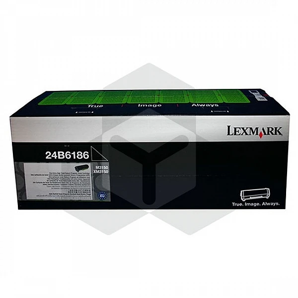 Lexmark 24B6186 toner zwart (origineel) Lexmark 24B6186 toner zwart (origineel)