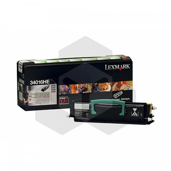 Lexmark 34016HE toner zwart hoge capaciteit (origineel) Lexmark 34016HE toner zwart hoge capaciteit (origineel)