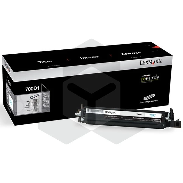Lexmark 700D1 (70C0D10) developer zwart (origineel) Lexmark 700D1 (70C0D10) developer zwart (origineel)