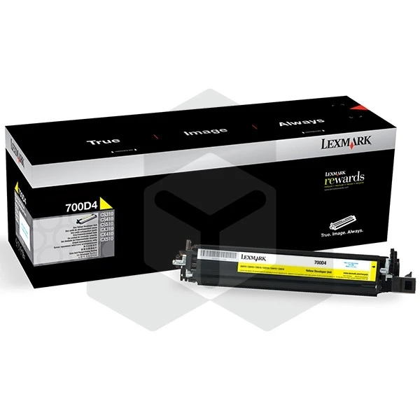 Lexmark 700D4 (70C0D40) developer geel (origineel) Lexmark 700D4 (70C0D40) developer geel (origineel)