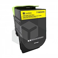 Lexmark 71B2HY0 toner geel hoge capaciteit (origineel) Lexmark 71B2HY0 toner geel hoge capaciteit (origineel)