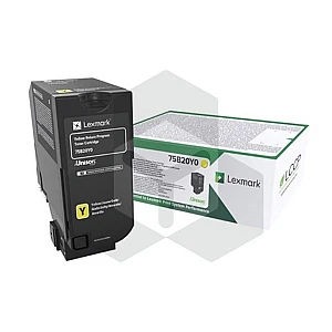 Lexmark 75B20Y0 toner geel (origineel)