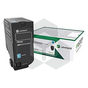 Lexmark 78C2XC0 toner cyaan extra hoge capaciteit (origineel)