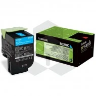 Lexmark 802HC (80C2HC0) toner cyaan hoge capaciteit (origineel) Lexmark 802HC (80C2HC0) toner cyaan hoge capaciteit (origineel)