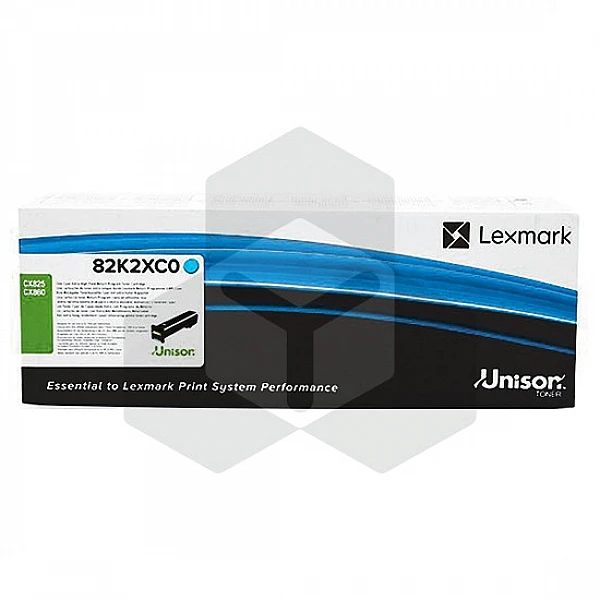 Lexmark 82K2XC0 toner cyaan extra hoge capaciteit (origineel) Lexmark 82K2XC0 toner cyaan extra hoge capaciteit (origineel)