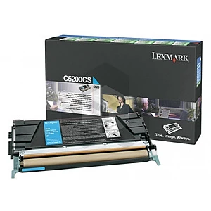 Lexmark C5200CS toner cyaan (origineel) Lexmark C5200CS toner cyaan (origineel)