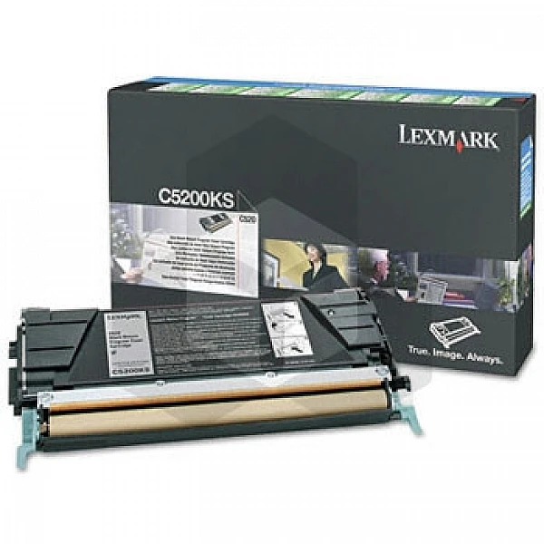 Lexmark C5200KS toner zwart (origineel) Lexmark C5200KS toner zwart (origineel)