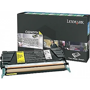 Lexmark C5240YH toner geel hoge capaciteit (origineel)