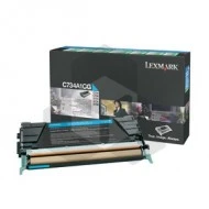Lexmark C734A1CG toner cyaan (origineel) Lexmark C734A1CG toner cyaan (origineel)