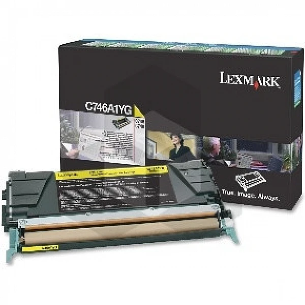 Lexmark C746A1YG toner geel (origineel) Lexmark C746A1YG toner geel (origineel)