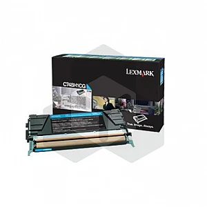 Lexmark C748H1CG toner cyaan hoge capaciteit (origineel) Lexmark C748H1CG toner cyaan hoge capaciteit (origineel)