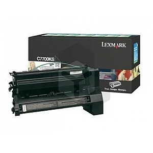 Lexmark C7700KS toner zwart (origineel)