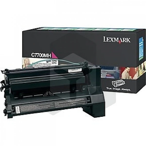 Lexmark C7700MH toner magenta hoge capaciteit (origineel) Lexmark C7700MH toner magenta hoge capaciteit (origineel)