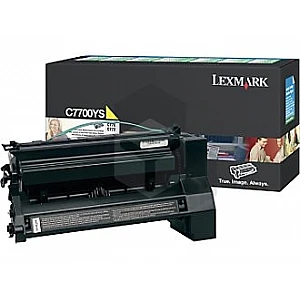 Lexmark C7700YS toner geel (origineel) Lexmark C7700YS toner geel (origineel)