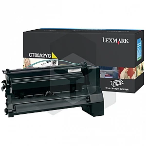 Lexmark C780A1YG toner geel lage capaciteit (origineel) Lexmark C780A1YG toner geel lage capaciteit (origineel)