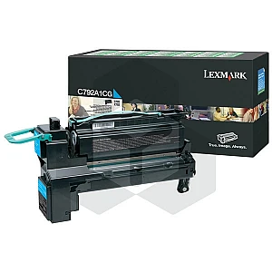 Lexmark C792A1CG toner cyaan (origineel) Lexmark C792A1CG toner cyaan (origineel)