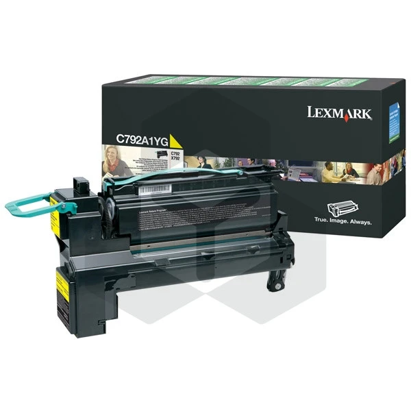 Lexmark C792A1YG toner geel (origineel) Lexmark C792A1YG toner geel (origineel)