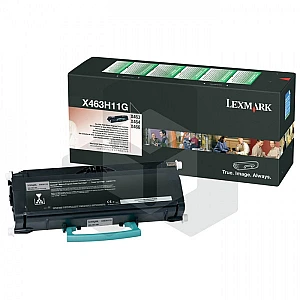 Lexmark X463H11G toner zwart hoge capaciteit (origineel) Lexmark X463H11G toner zwart hoge capaciteit (origineel)
