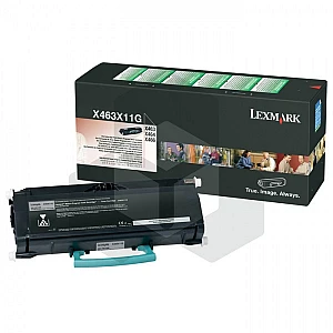 Lexmark X463X11G toner zwart extra hoge capaciteit (origineel) Lexmark X463X11G toner zwart extra hoge capaciteit (origineel)