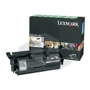 Lexmark X651H11E toner zwart hoge capacieit (origineel) Lexmark X651H11E toner zwart hoge capacieit (origineel)
