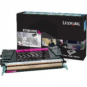 Lexmark X748H1MG toner magenta hoge capaciteit (origineel) Lexmark X748H1MG toner magenta hoge capaciteit (origineel)