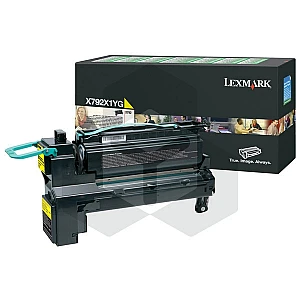 Lexmark X792X1YG toner geel hoge capaciteit (origineel)