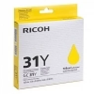 Ricoh GC-31Y gelcartridge geel (origineel) Ricoh GC-31Y gelcartridge geel (origineel)