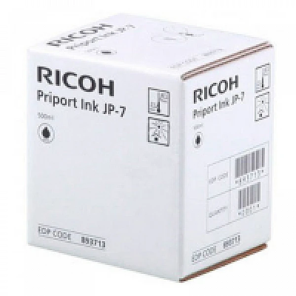 Ricoh type JP7 inkt zwart (origineel) Ricoh type JP7 inkt zwart (origineel)